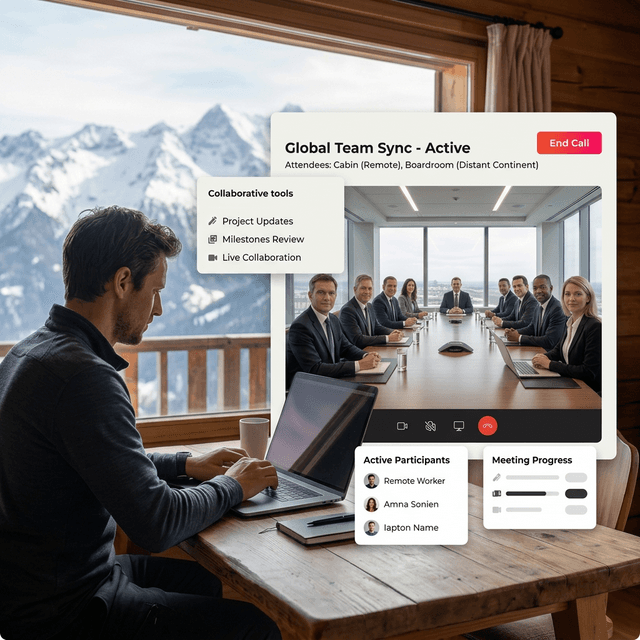 Remote work collaboration with Melp